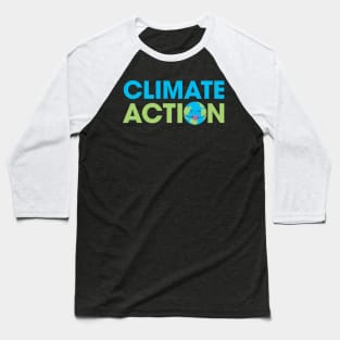 Climate Action - Mother Earth Baseball T-Shirt